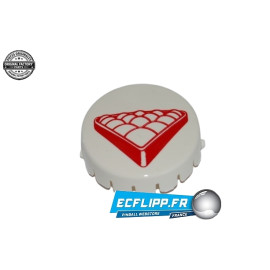 Cap bumper Pool Rack rouge A14698R Gottlieb