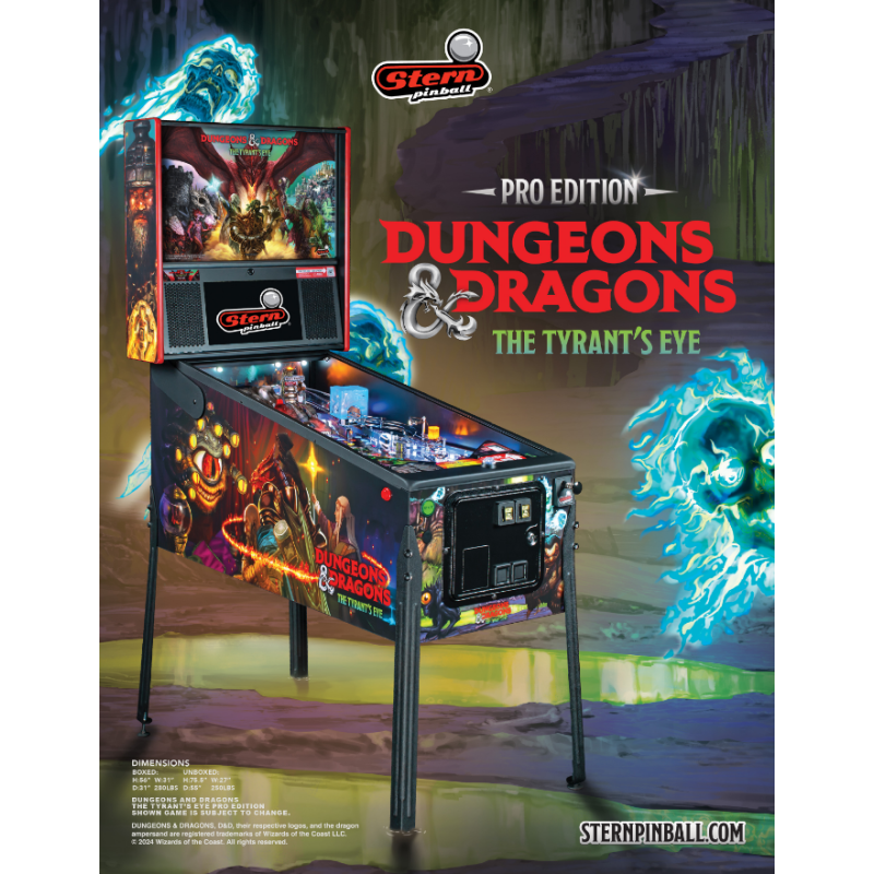 Flyer Dungeons et Dragons Pro & Premium Stern