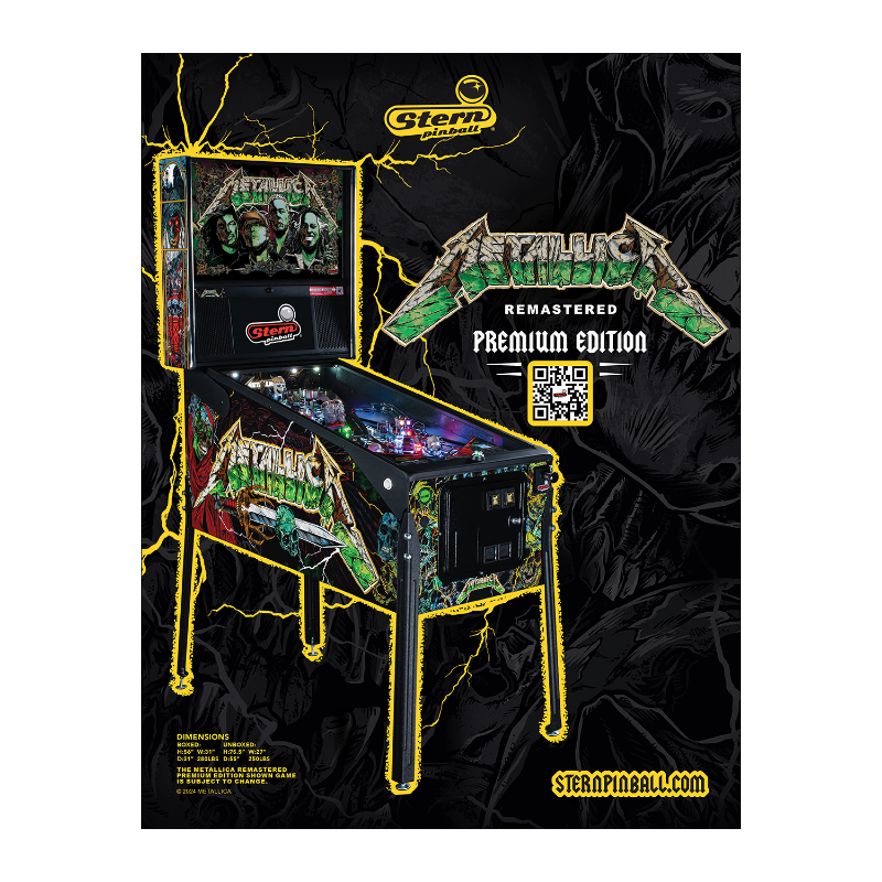 Flyer Metallica Remastered Stern