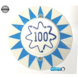 Pop bumper cap sunburst '100' squiggle B/B 16531