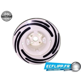 Corps de bumper A-15980-K " swirl" blanc et noir Gottlieb
