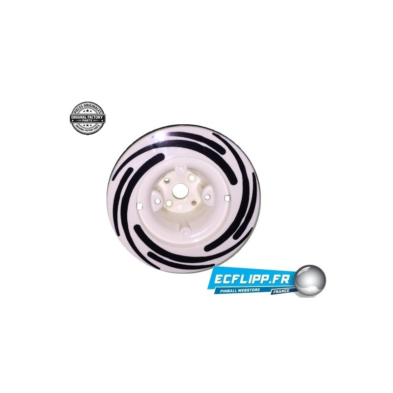 Corps de bumper A-15980-K " swirl" blanc et noir Gottlieb