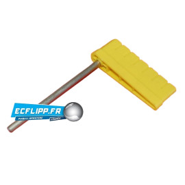 Flipper " ridges " jaune long shaft