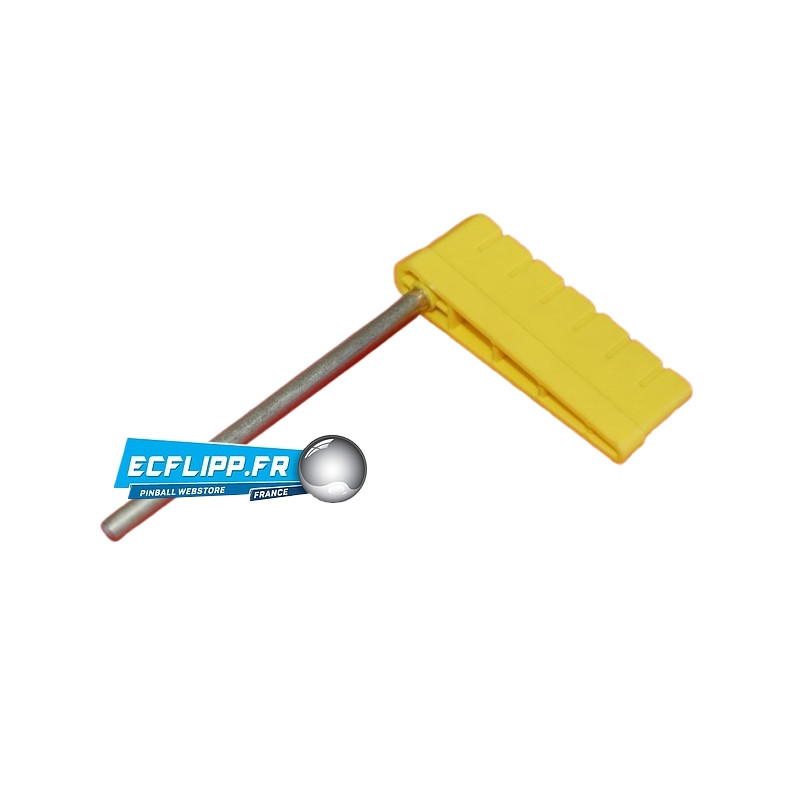 Flipper " ridges " jaune long shaft