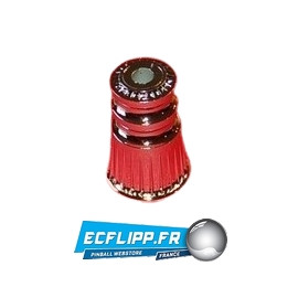 Double star post chromé métalique