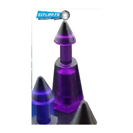 Mini post 1" Purple 03-8044-18