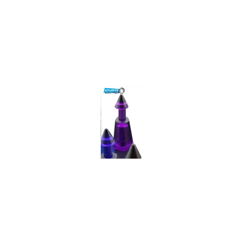 Mini post 1" Purple 03-8044-18
