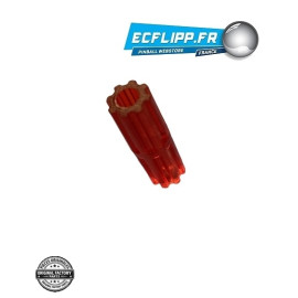 Post étroit Gottlieb 20635R rouge translucide