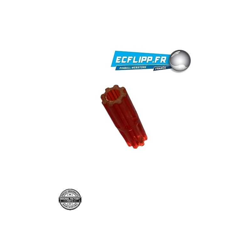 Post étroit Gottlieb 20635R rouge translucide