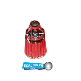 Star post 1-1/16 B/W chromé métalique