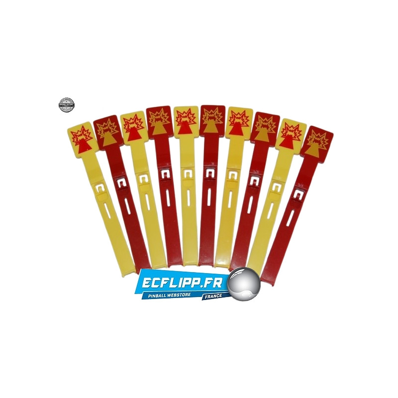 Set de 10 cibles 21066 Volcano originales Gottlieb