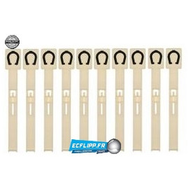 Set de 10 cibles tombantes  Sherif  Lawman originales Gottlieb
