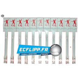 Cibles Bally Skateball ( lot 11 pièces)