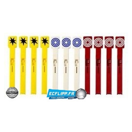 Set de 11 cibles tombantes A-15177 Genie originales Gottlieb