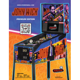 Rubber set for JOHN WICK PREMIUM / LIMITED EDITION STERN Pinball