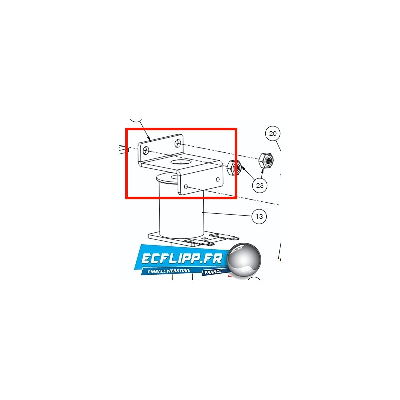 JJP Coil centering Bracket 10-100314-00