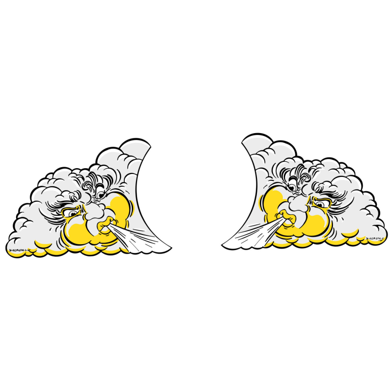 Decals de  topper whirlwind