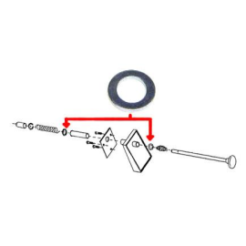 2X Rondelles metal pour lance bille 00051-00