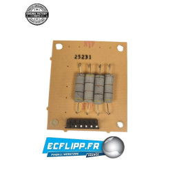 PCB assembly resistor Gottlieb 25231