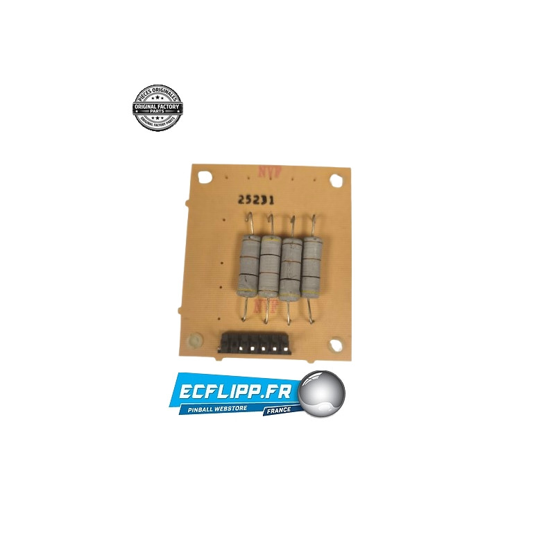 PCB assembly resistor Gottlieb 25231