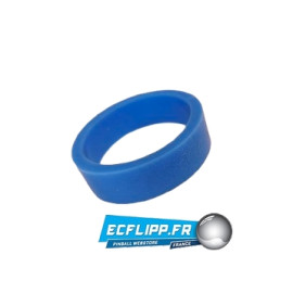 Silicon flipper rubber  1/2*  1-1/2" Light Blue