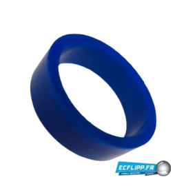 caoutchouc de flipper silicone 1/2*  1-1/2" bleu Foncé