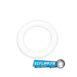 1"  silicone blanc
