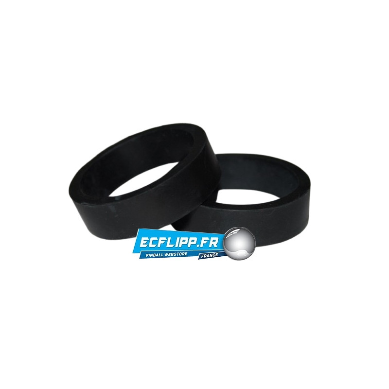 1x black flipper rubber