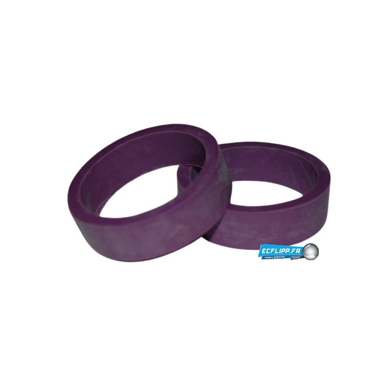 1x Purple flipper rubber