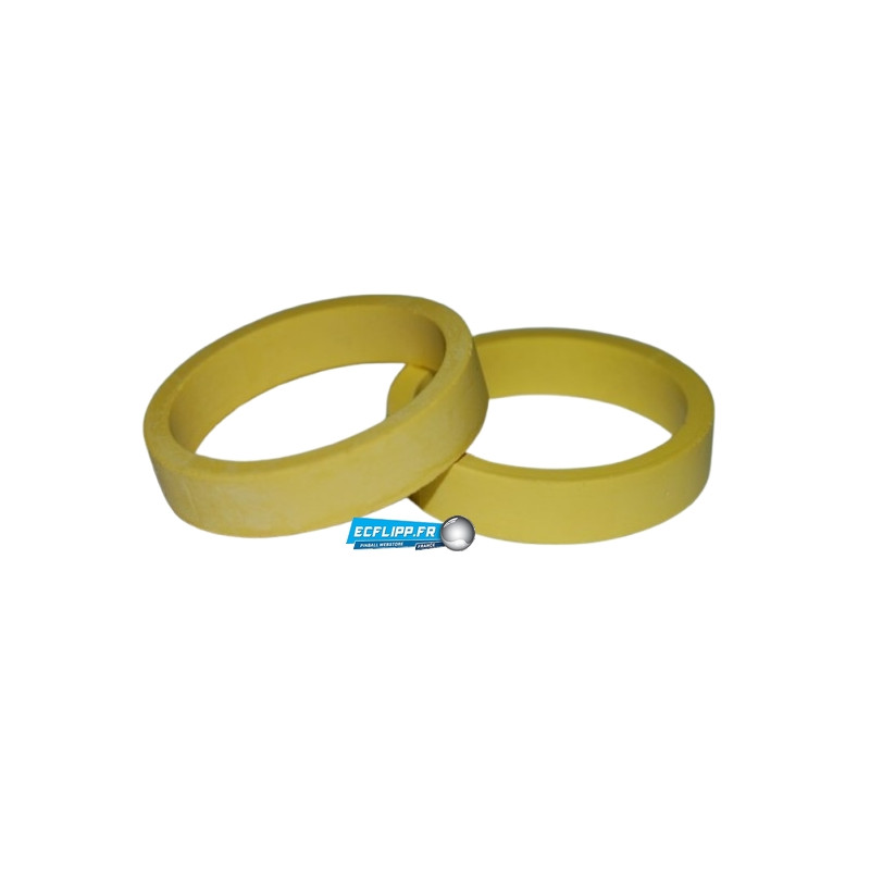 1x Gottlieb yellow flipper rubber