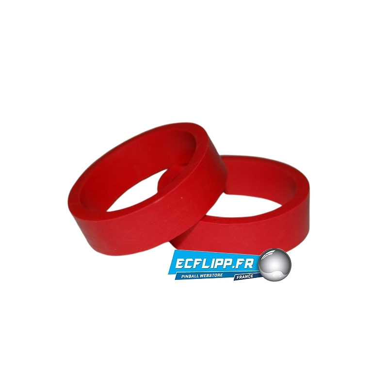 Caoutchouc de flipper Rouge