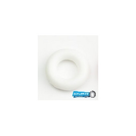 Silicone 3/8" ID  white rubber