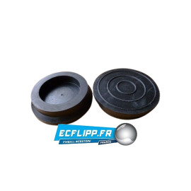4x Caoutchouc de vérin noir silicone