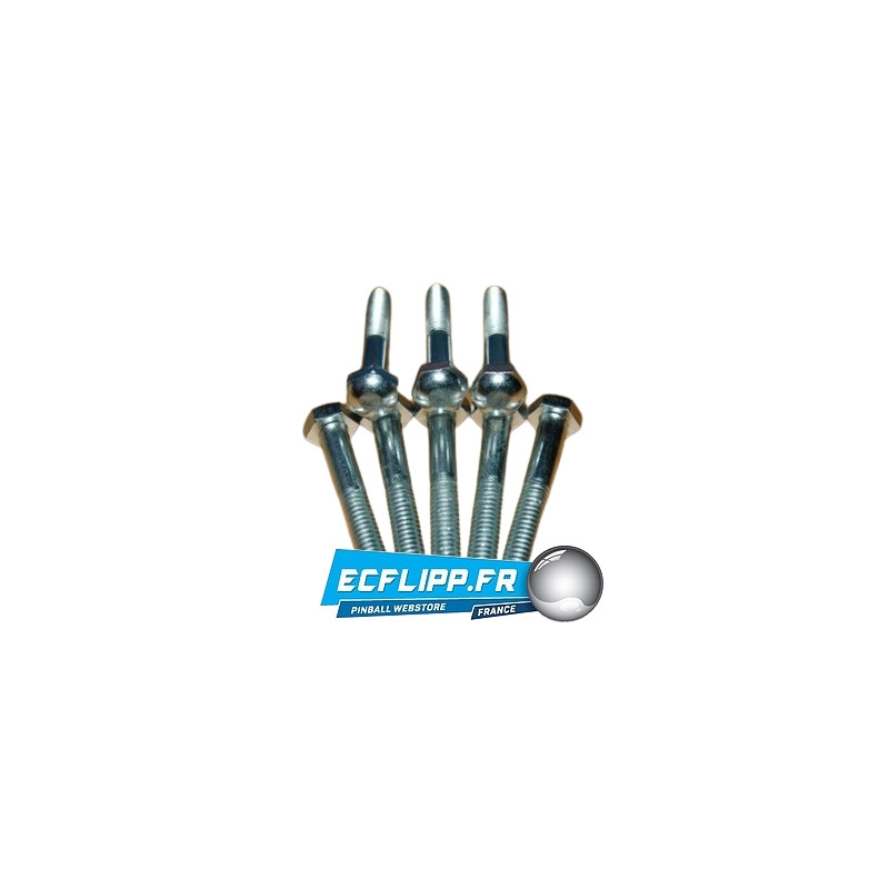 8x leg bolt chrome extended 2-3/4"