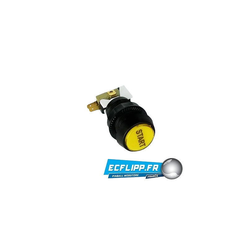 Bouton Start complet Jaune adaptable