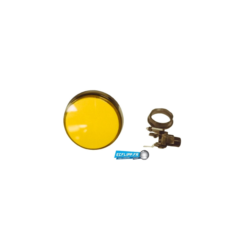 Yellow 60mm button