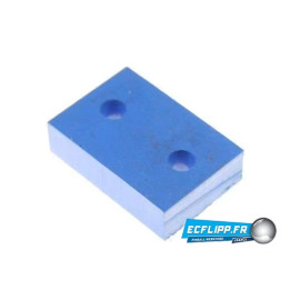 Pad bleu 626-5077-00 (11/16 x 1 x 1/4)