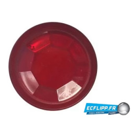 Insert - circle 1" red transparent 03-7166-9