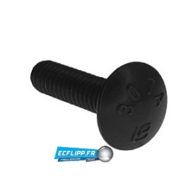 boulon 1/4-20 x 1" Black Carriage Bolt