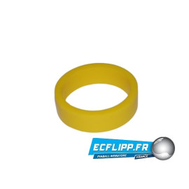 caoutchouc de flipper silicone 1/2*  1-1/2" jaune