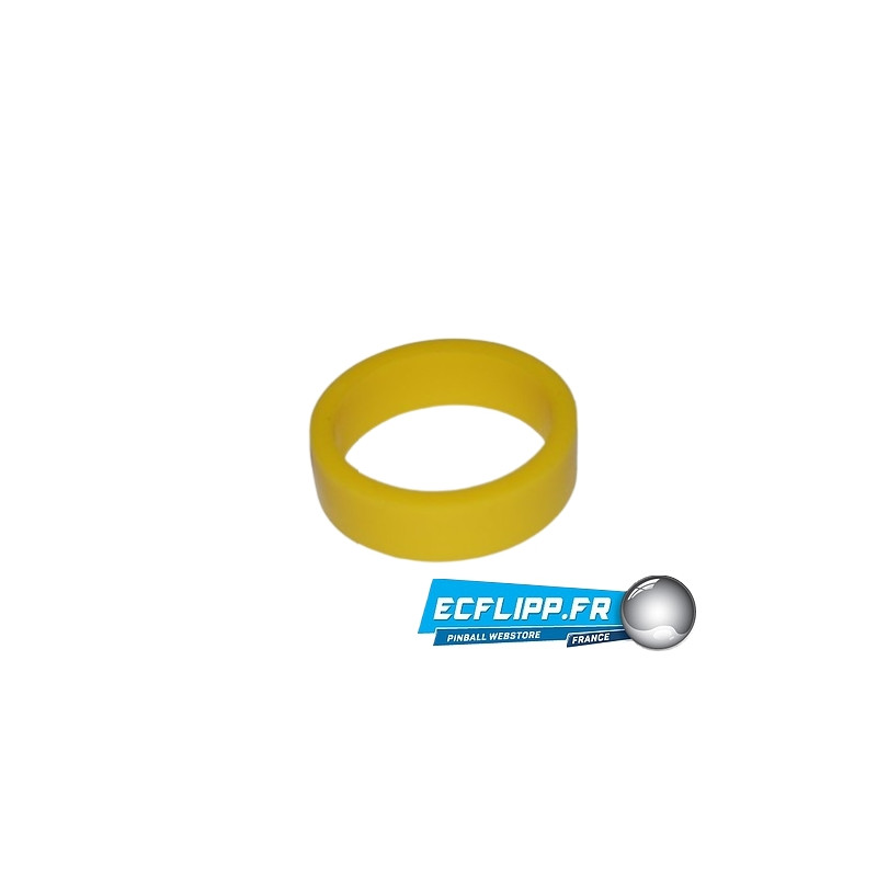 caoutchouc de flipper silicone 1/2*  1-1/2" jaune