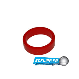 caoutchouc de flipper silicone 1/2*  1-1/2" rouge