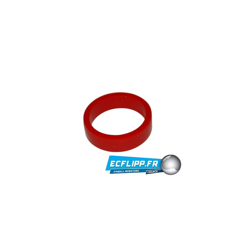 caoutchouc de flipper silicone 1/2*  1-1/2" rouge