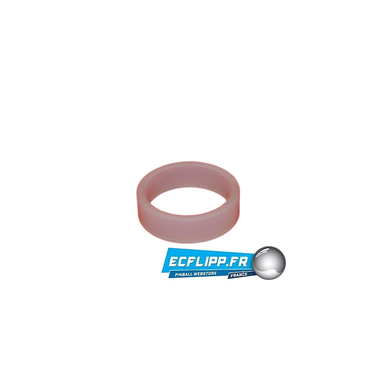 caoutchouc de flipper silicone 1/2*  1-1/2" translucide