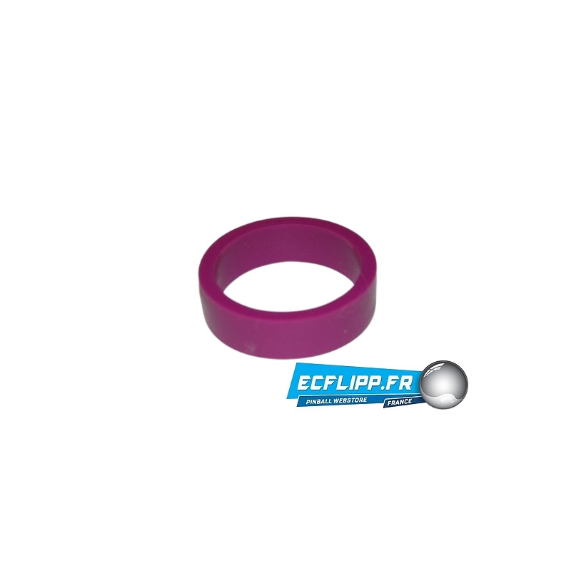 caoutchouc de flipper silicone 1/2*  1-1/2" violet