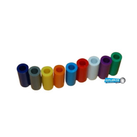 Caoutchouc tubulaire coloré  1-1/16"