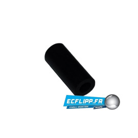 Caoutchouc tubulaire silicone 1-1/16'' noir