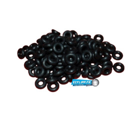 Caoutchoucs 3/16" noir lot de 100pièces