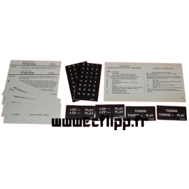 Cartes d'instructions TX sector