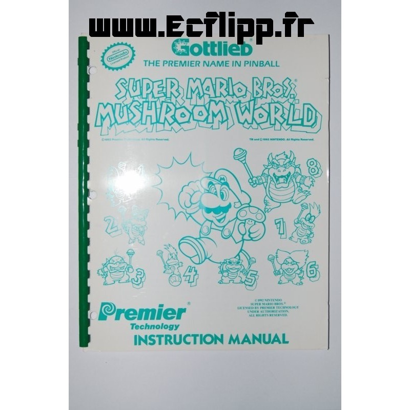 Manuel flipper Mario Mushroom 
